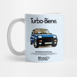 RENAULT 5 TURBO - advert Mug